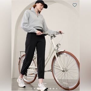 Athleta Gray and Black Track Pants